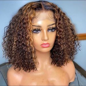 Human hair frontal wig